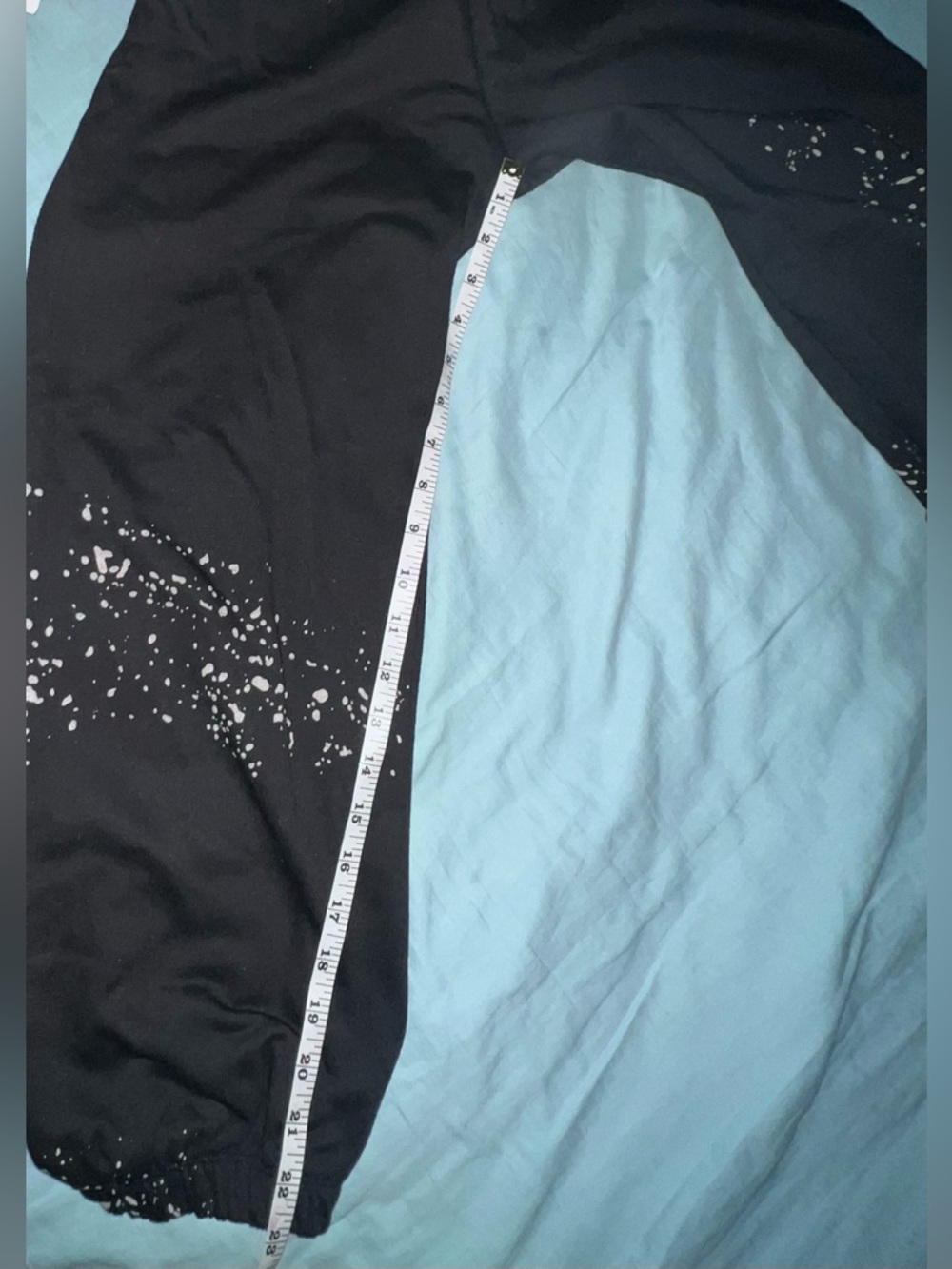 Primp Black Splatter Ice Cream Sweatpants Style ASO Jessica Simpson Size Large - Picture 9 of 10